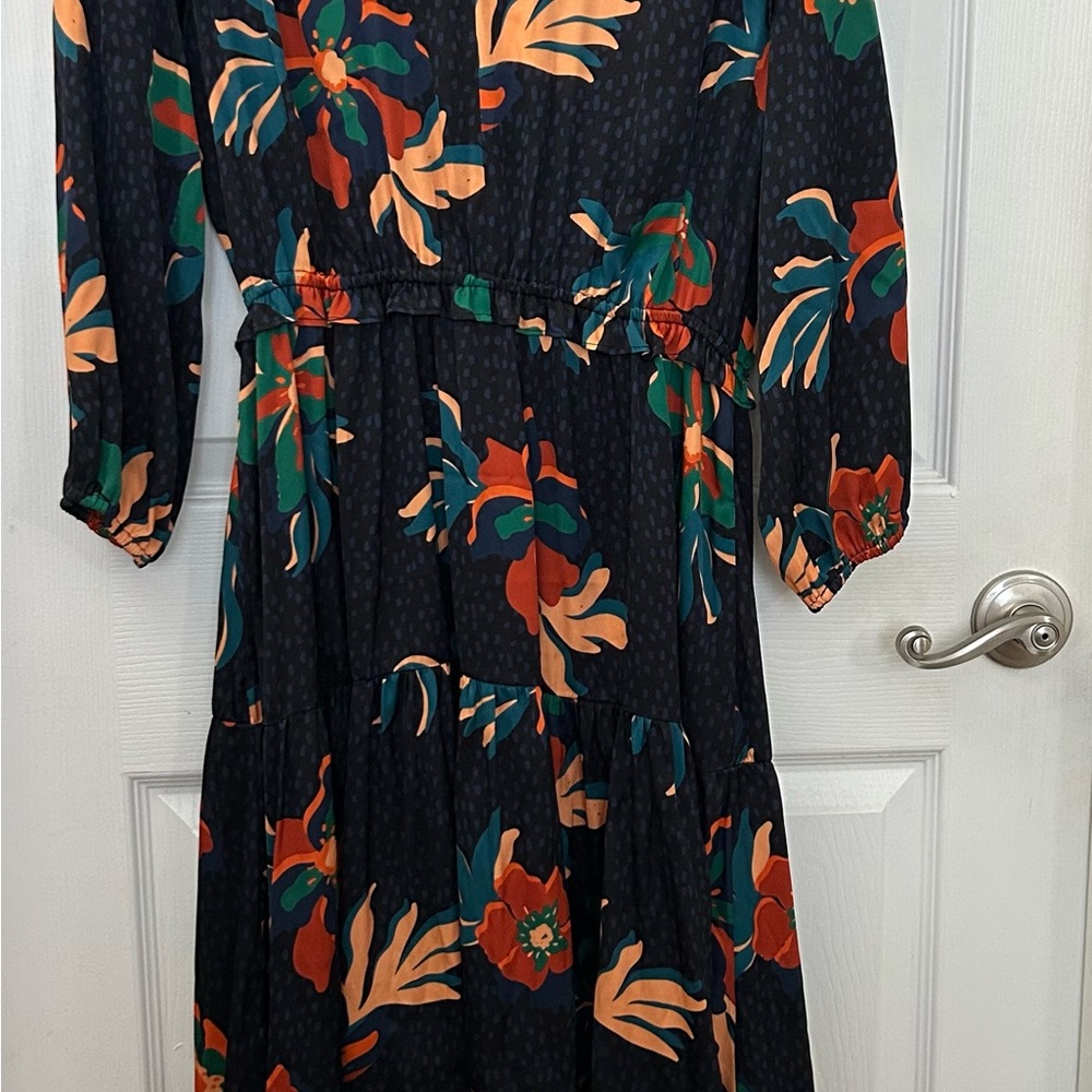 Tucker NYC “Jordan” Dress – NWT – Black Spotted Lily – Size Small